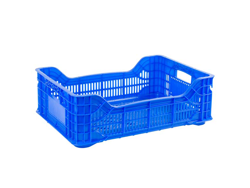 BF-34 Plastik Meyve Kasası | Tabanı Bombeli Kasa